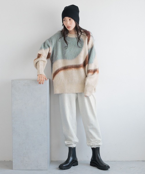 LOWRYS FARM(ローリーズファーム)の「スウェットジョグパンツ 133401(スウェットパンツ・レディース・グレー/チャコールグレー/アイボリー・FREE)」の13枚目の写真