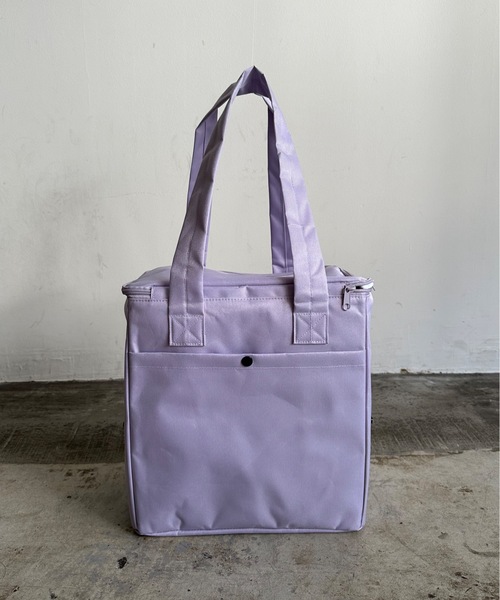 COMMON WARE(コモンウェアー)の「EC:LAURIER 保冷スクエアデリバッグ コンパクト 自転車カゴ バッグ(エコバッグ/サブバッグ・レディース・ライトイエロー/グレイッシュベージュ/スモークピンク/ラベンダー/ダークグレー/モスグリーン・FREE)」の22枚目の写真