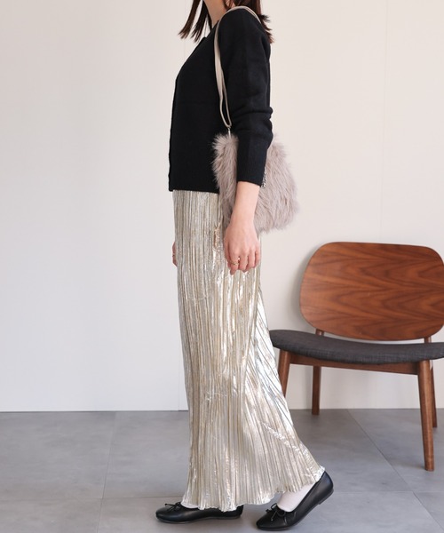 sakishimatokyo（サキシマトーキョー）の「クルーネックカーディガン/カーデ/金ボタン/ゴールド（カーディガン/ボレロ・レディース・チャコールグレー/ブルー/オフホワイト/ボルドー/グリーン/ブラウン/ブラック・FREE）」の22枚目の写真