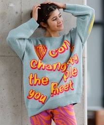 TAHCHEE（ターチー）の「【ムラサキスポーツ限定】TAHCHEE/ターチー セーター ライフロゴ オーバーニット TC240609-01（ニット/セーター）」