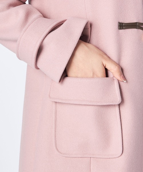 LEST ROSE ファー付き淡いピンクダッフルコート （COAT 2021