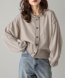 前後2wayサーマルカーディガン