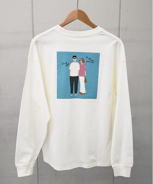 spiritoso(スピリトーゾ)の「【spiritoso】ニュアンスカップル ロンTEE(Tシャツ/カットソー・レディース・杢グレー/ネイビー・FREE)」の19枚目の写真