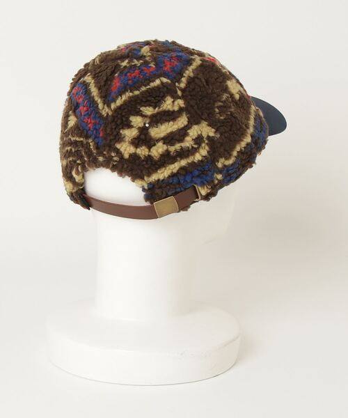 POLeR（ポーラー）の「POLeR/ポーラー キャップ BOA FLEECE 5P CAP 249MCV0046（キャップ・メンズ・ブラック/ブラウン/マルチ・ONE SIZE）」の4枚目の写真