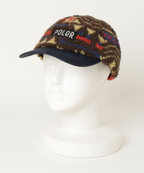 POLeR（ポーラー）の「POLeR/ポーラー キャップ BOA FLEECE 5P CAP 249MCV0046（キャップ・メンズ・ブラック/ブラウン/マルチ・ONE SIZE）」の8枚目の写真
