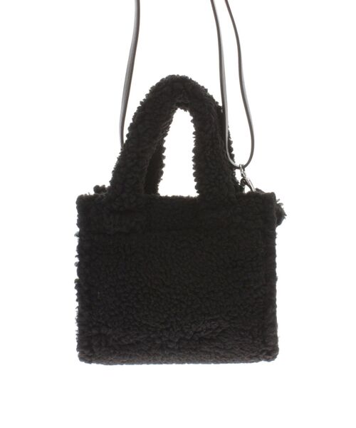 EATME(イートミー)の「フェイクファーショルダーバッグ(ハンドバッグ・レディース・ブラック/アイボリー/ピンク・FREE)」の8枚目の写真