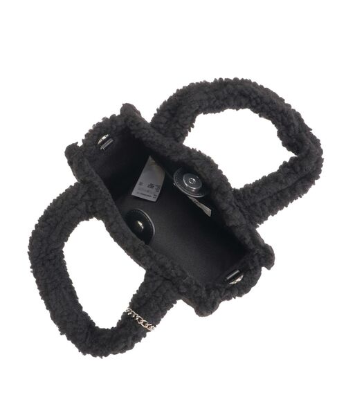 EATME(イートミー)の「フェイクファーショルダーバッグ(ハンドバッグ・レディース・ブラック/アイボリー/ピンク・FREE)」の10枚目の写真