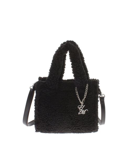 EATME(イートミー)の「フェイクファーショルダーバッグ(ハンドバッグ・レディース・ブラック/アイボリー/ピンク・FREE)」の16枚目の写真