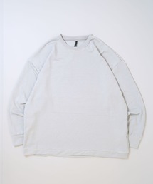 cardboard knit stitching crew neck cutsew/ダンボールニット ステッチング クルーネック カットソー