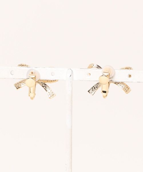 Gready Brilliant（グレディブリリアン）の「ビジューリボンイヤリング（イヤリング・レディース・ゴールド・FREE）」の8枚目の写真