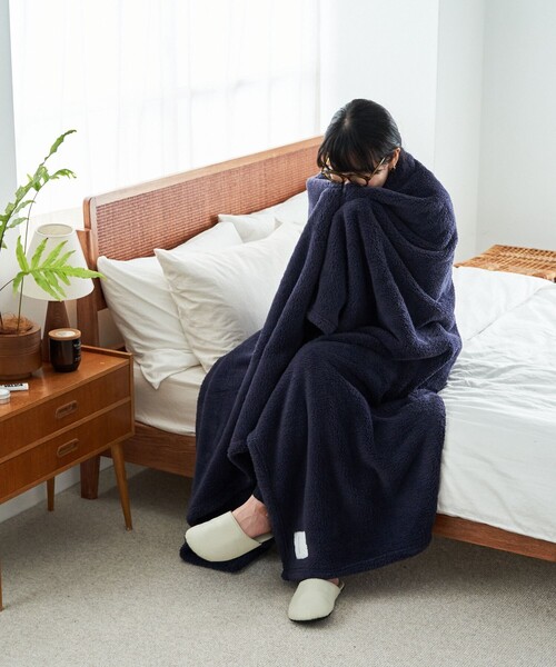 FREAK'S STORE（フリークスストア）の「フリースブランケット L（ブランケット・メンズ・グレー/ネイビー/ベージュ・ONE SIZE）」の13枚目の写真