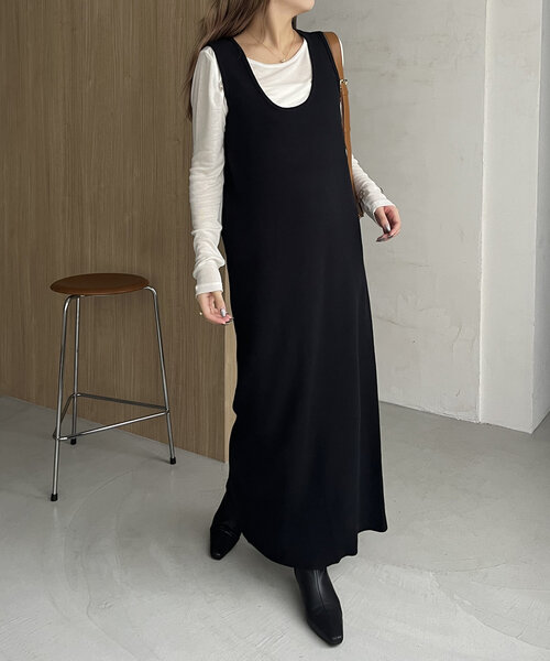 CAPRICIEUX LE'MAGE（カプリシューレマージュ）の「【セットアイテム】2SETショートフーディーワンピース（ワンピース・レディース・ブラック/ベージュ・PS/FREE）」の15枚目の写真