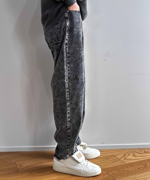 COLIN(コリン)の「COLIN:10.5oz デニムワイドテーパードパンツ(デニムパンツ・メンズ・ブラック・M/L)」の3枚目の写真