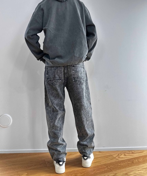 COLIN(コリン)の「COLIN:10.5oz デニムワイドテーパードパンツ(デニムパンツ・メンズ・ブラック・M/L)」の5枚目の写真