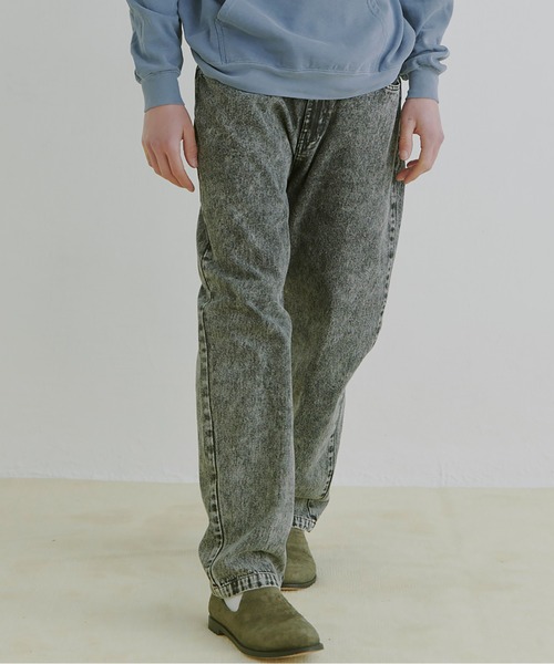 COLIN(コリン)の「COLIN:10.5oz デニムワイドテーパードパンツ(デニムパンツ・メンズ・ブラック・M/L)」の8枚目の写真