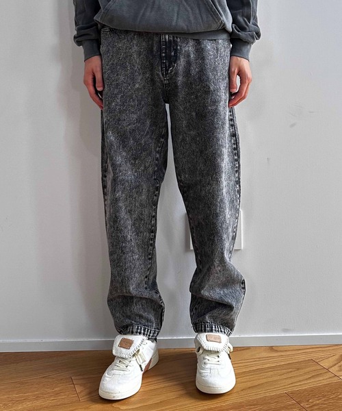 COLIN(コリン)の「COLIN:10.5oz デニムワイドテーパードパンツ(デニムパンツ・メンズ・ブラック・M/L)」の11枚目の写真