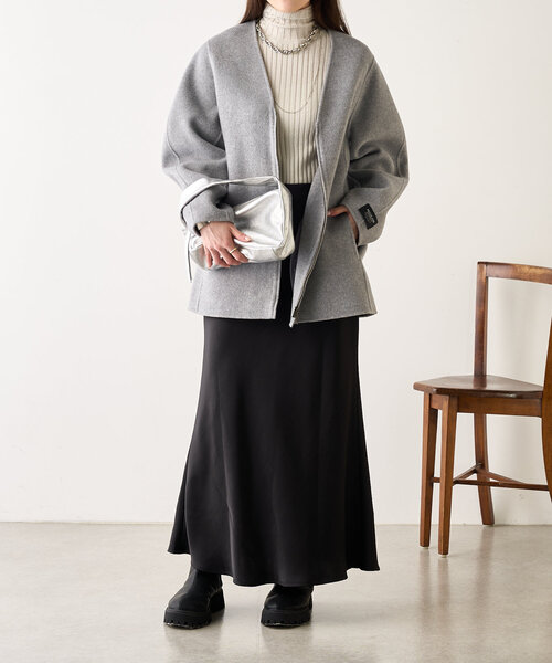 【セール】ダブルフェイスカーブコート（その他アウター）｜SHENERY（シーナリー）