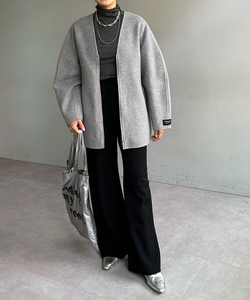 【セール】ダブルフェイスカーブコート（その他アウター）｜SHENERY（シーナリー）