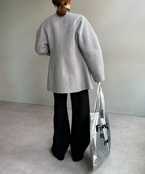 【セール】ダブルフェイスカーブコート（その他アウター）｜SHENERY（シーナリー）