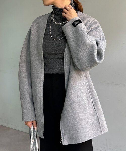 【セール】ダブルフェイスカーブコート（その他アウター）｜SHENERY（シーナリー）