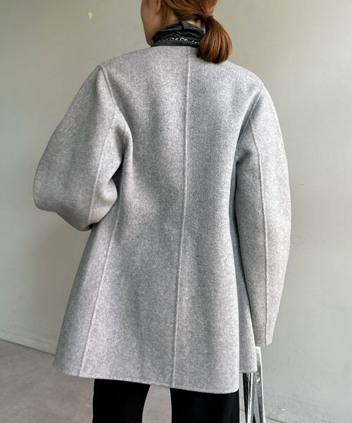 【セール】ダブルフェイスカーブコート（その他アウター）｜SHENERY（シーナリー）