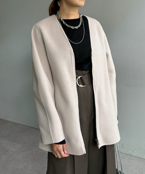 【セール】ダブルフェイスカーブコート（その他アウター）｜SHENERY（シーナリー）