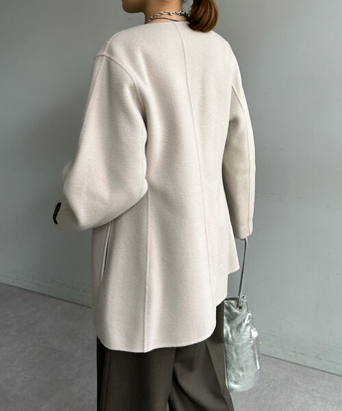 【セール】ダブルフェイスカーブコート（その他アウター）｜SHENERY（シーナリー）