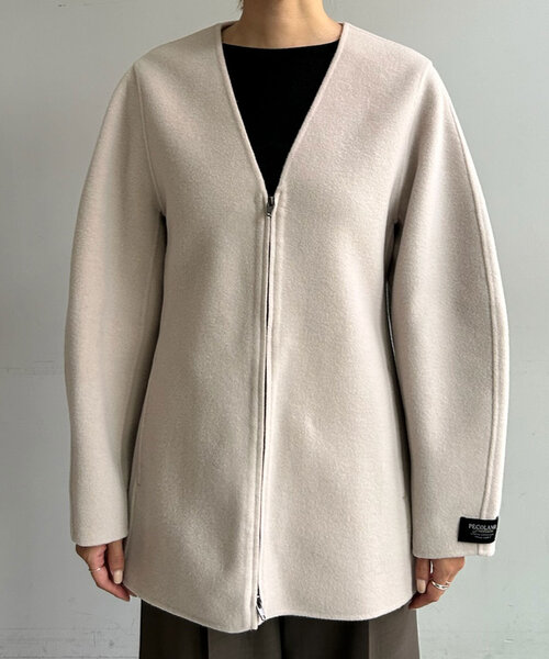 【セール】ダブルフェイスカーブコート（その他アウター）｜SHENERY（シーナリー）