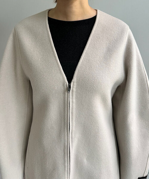 【セール】ダブルフェイスカーブコート（その他アウター）｜SHENERY（シーナリー）