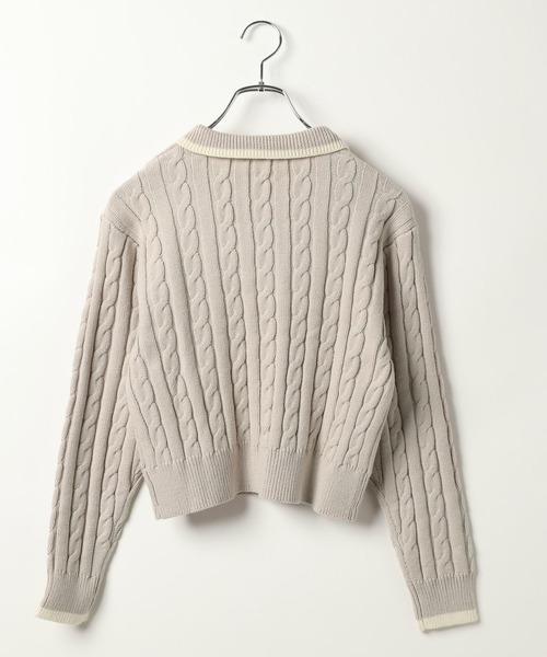 ＹＯＵ様 R セール】洗えるポロ襟ニットプルオーバー/234562（ニット