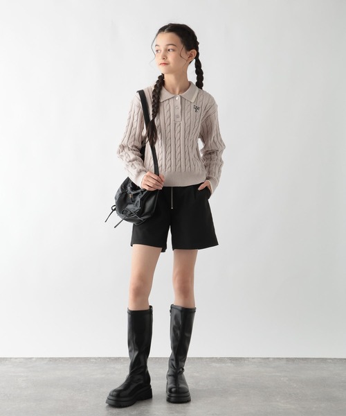 セール】洗えるポロ襟ニットプルオーバー/234562（ニット