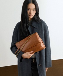 Charles &amp; keith ブラウン ショルダーバック CHARLES & KEITH｜チャールズ & キースのショルダーバッグ（ブラウン