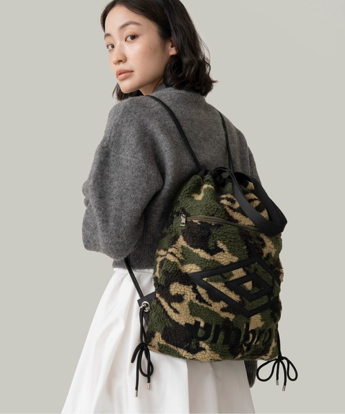 UMBRO × Casselini]フェイクボアナップサック（バックパック