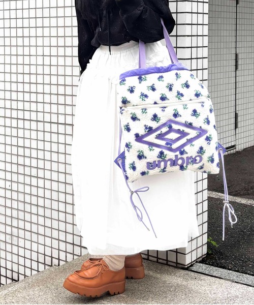 キャセリーニ　umbro バックパック　2way ボア　バッグ　花柄　アンブロ キャセリーニ umbro バックパック 2way ボア バッグ 花柄 アンブロ