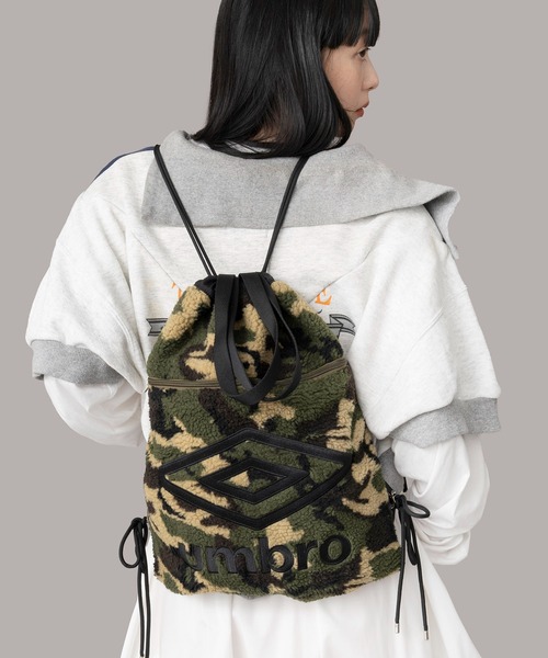 UMBRO × Casselini]フェイクボアナップサック（バックパック/リュック