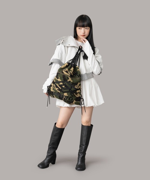 UMBRO × Casselini]フェイクボアナップサック（バックパック/リュック