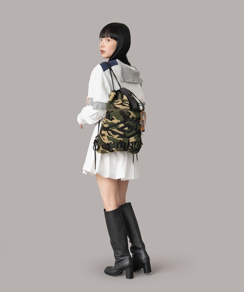 UMBRO × Casselini]フェイクボアナップサック（バックパック/リュック