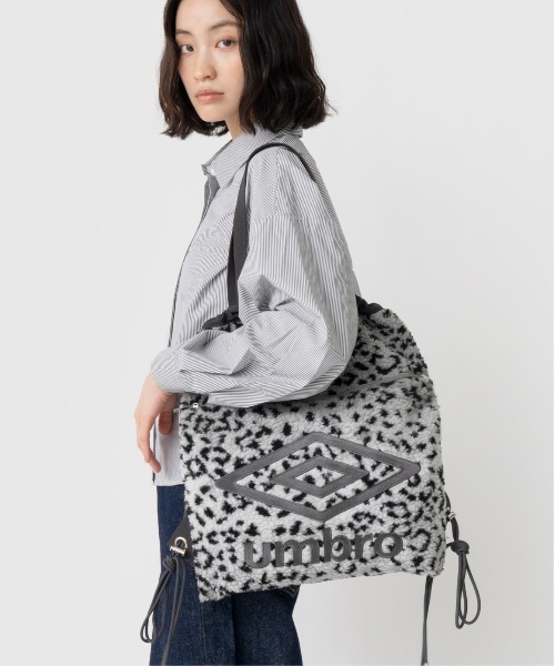 〔UMBRO×Casselini〕フェイクボアナップサック　アニマル UMBRO × Casselini]フェイクボアナップサック（バックパック