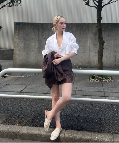 靴 Ameri MESH FLAT SANDAL セール】MESH FLAT SANDAL（サンダル）｜Ameri（アメリ）の