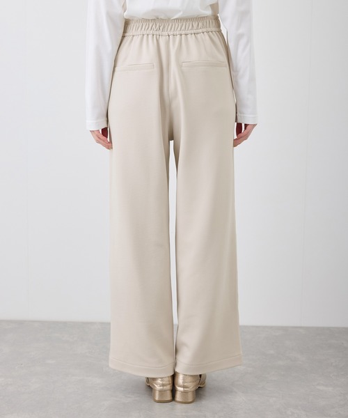 ROPE' PICNIC（ロペピクニック）の「【3サイズ展開】裏起毛ジョーゼットボンディングワイドパンツ（その他パンツ・レディース・ブラック/ベージュ系その他・36/38/40）」の14枚目の写真