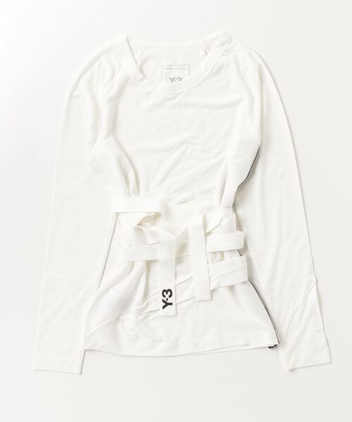 Y-3(ワイスリー)の「W TNC LS TEE(Tシャツ/カットソー・レディース・ライトホワイト・X-SMALL/SMALL/MEDIUM/XX-SMALL/LARGE)」の3枚目の写真