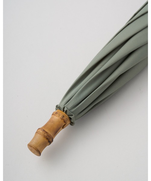Traditional Weatherwear(トラディショナルウェザーウェア)の「UMBRELLA BAMBOO LITE(長傘・レディース・グリーン系その他/ベージュ系・F)」の9枚目の写真