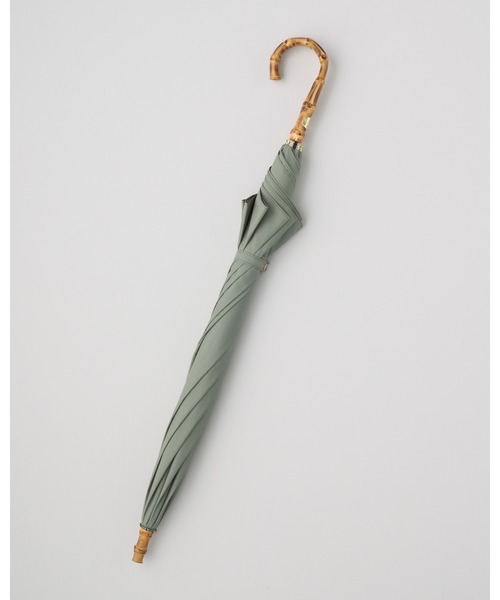 Traditional Weatherwear(トラディショナルウェザーウェア)の「UMBRELLA BAMBOO LITE(長傘・レディース・グリーン系その他/ベージュ系・F)」の6枚目の写真