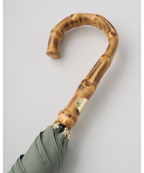 Traditional Weatherwear(トラディショナルウェザーウェア)の「UMBRELLA BAMBOO LITE(長傘・レディース・グリーン系その他/ベージュ系・F)」の7枚目の写真