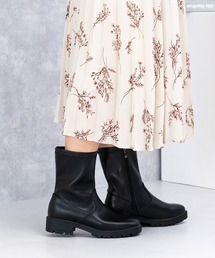 ストレッチボリュームソールショートブーツ(215-40151)JELLY BEANS(ジェリービーンズ)