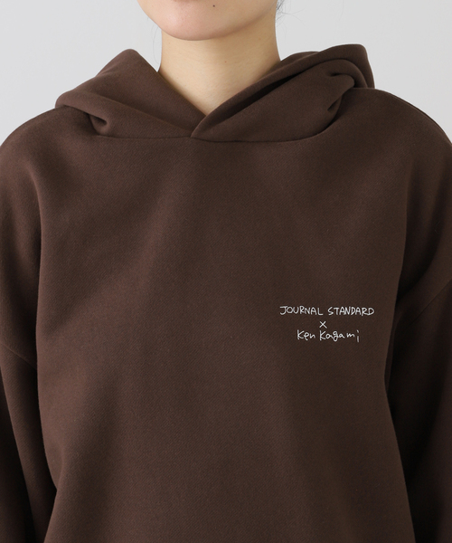 JOURNAL STANDARD(ジャーナルスタンダード)の「【カガミケン×JOURNAL STANDARD】フーディースウェット(パーカー・レディース・チョコ/グレー/チャコールグレー・X-LARGE/LARGE)」の8枚目の写真
