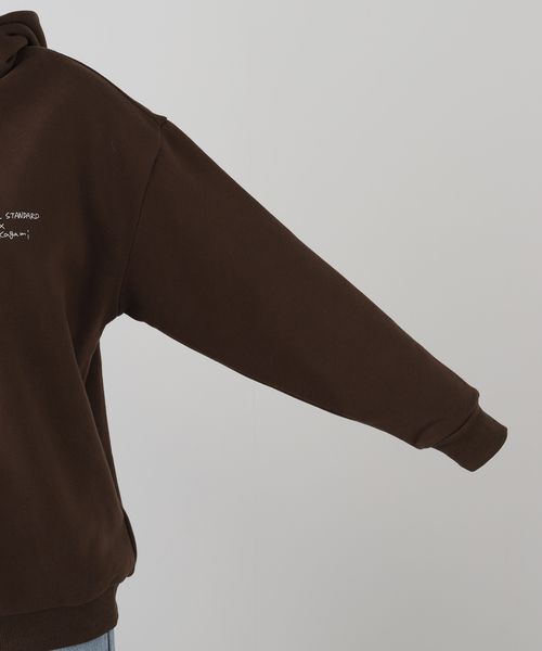 JOURNAL STANDARD(ジャーナルスタンダード)の「【カガミケン×JOURNAL STANDARD】フーディースウェット(パーカー・レディース・チョコ/グレー/チャコールグレー・X-LARGE/LARGE)」の13枚目の写真