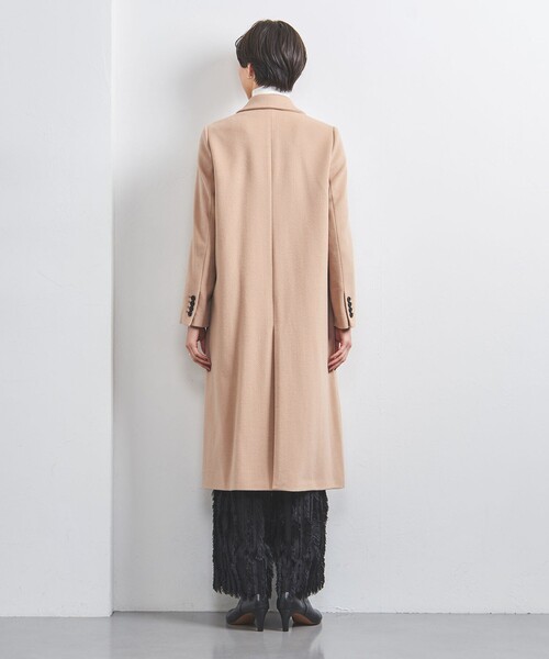 UNITED ARROWS(ユナイテッドアローズ)の「ダブルブレスト テーラード コート(チェスターコート・レディース・ベージュ/ネイビー/その他1・36/40/38)」の15枚目の写真