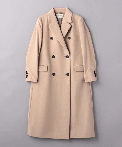 UNITED ARROWS(ユナイテッドアローズ)の「ダブルブレスト テーラード コート(チェスターコート・レディース・ベージュ/ネイビー/その他1・36/40/38)」の16枚目の写真