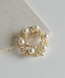 iso（イソ）の「メタル×パールブローチ（ブローチ/コサージュ）」